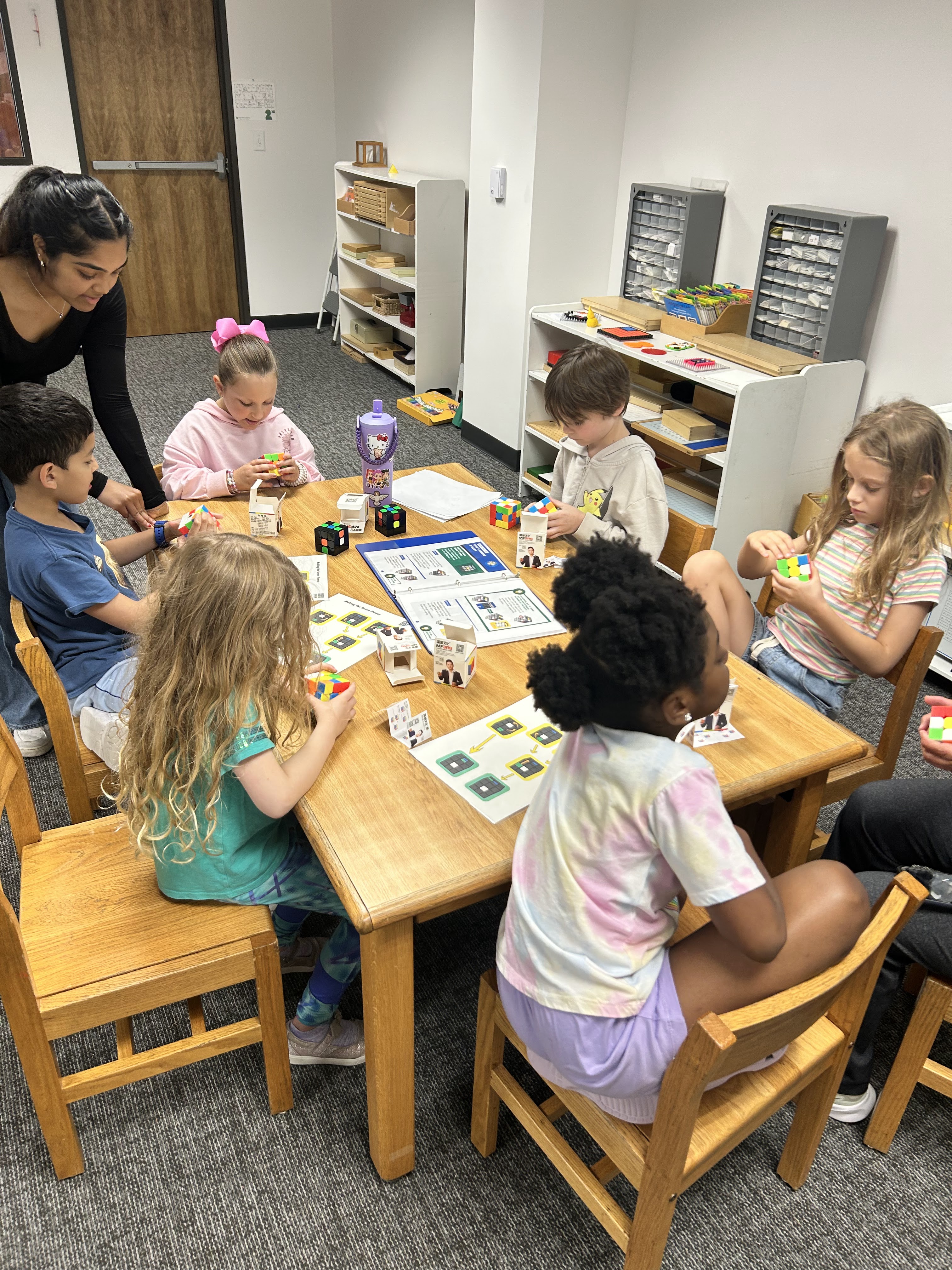 Students at a CubeTroop session