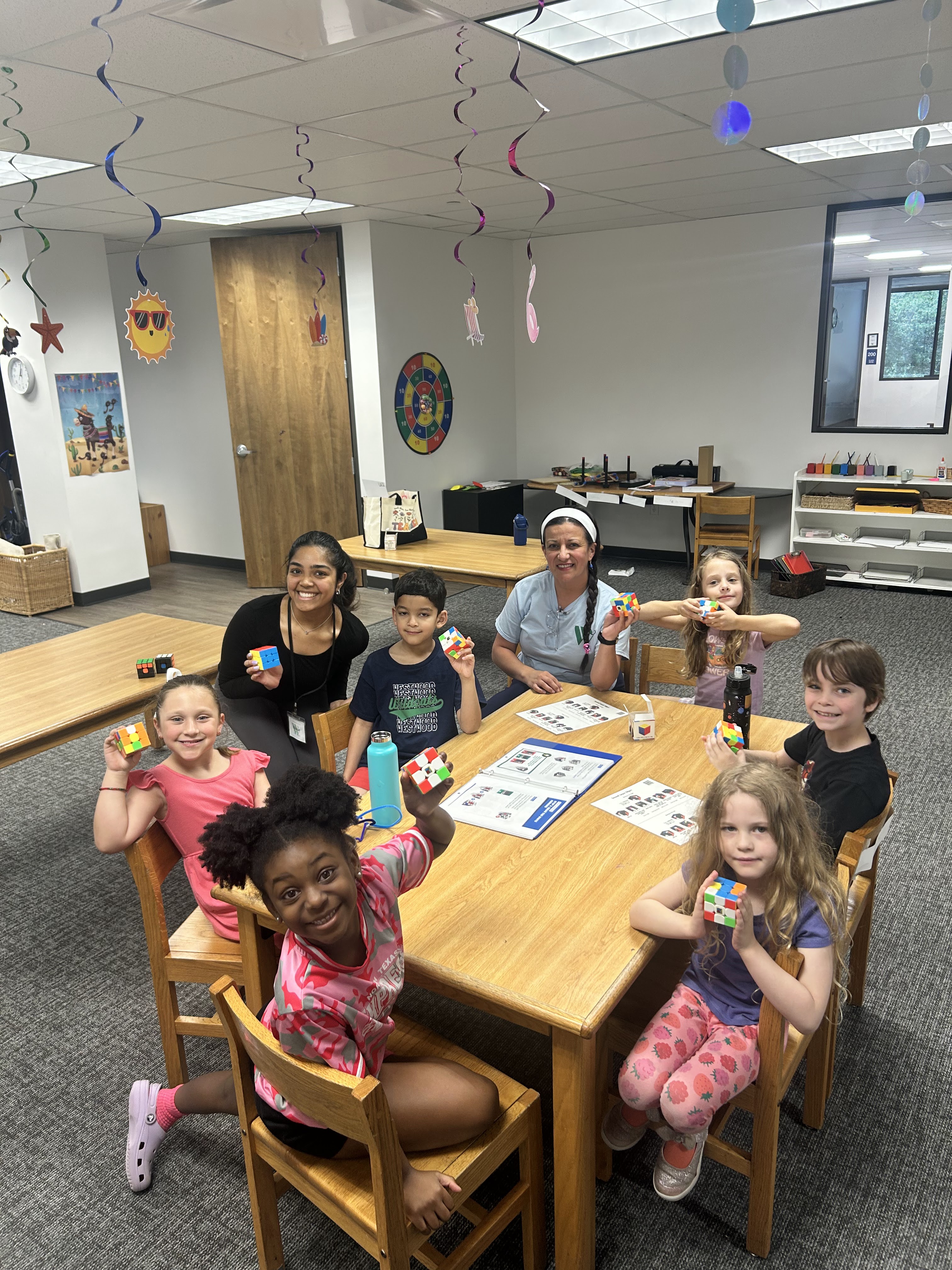 Students at a CubeTroop session